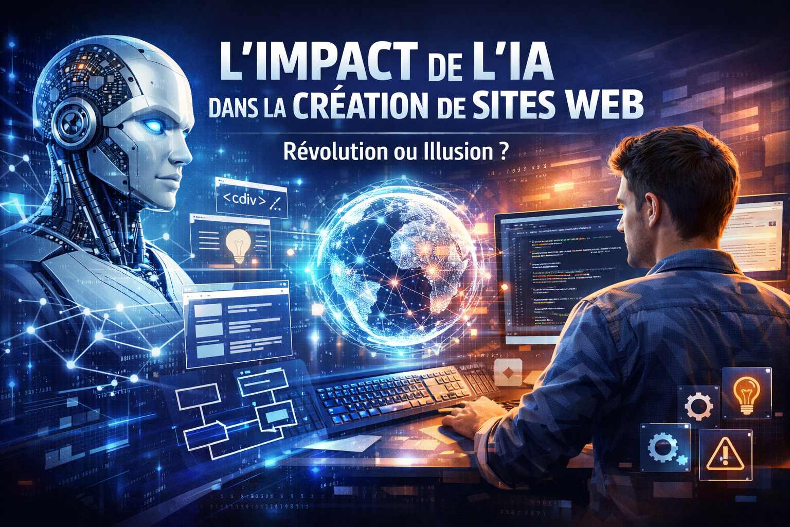 L’impact de l’intelligence artificielle dans la création de sites web : révolution ou illusion ?