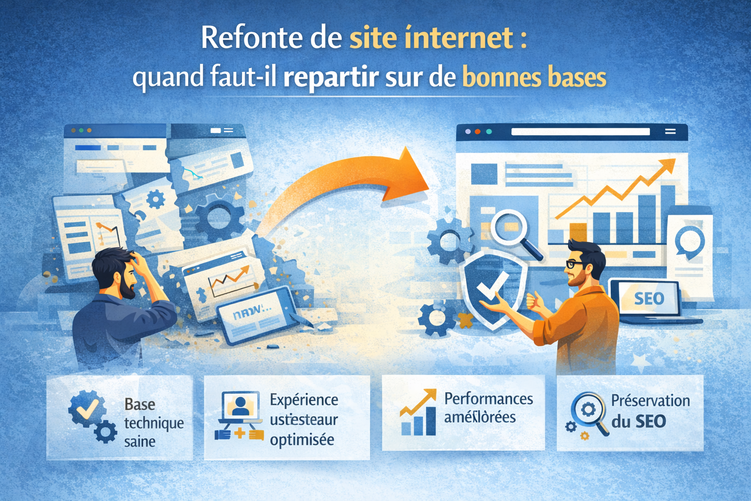 Refonte de site internet : quand faut-il repartir sur de bonnes bases
